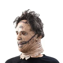 Halloween Texas Chainsaw Massacre Mask Leatherface Mördare Mask Cosplay Party—PA> Masker