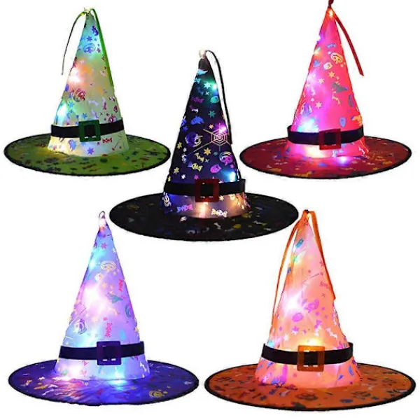 Halloween Tillbehör Blinkande Presenter LED Tecknade Lampor Leksaker Roliga Barnleksaker> Huvudbonader