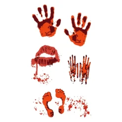 Halloween Waterproof Fake Temporary Tattoos Stickers For Women Long-time Body Art Face Jewels Festival Accessories> Smink