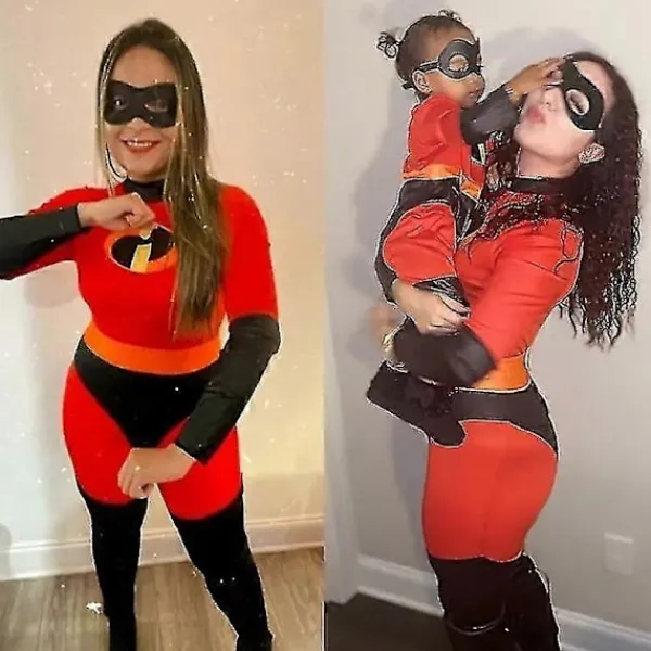 Halloween-erbjudanden The Incredibles-dräkt Halloween-fest karneval hög kvalitet kvinna dam 170> Dräkter