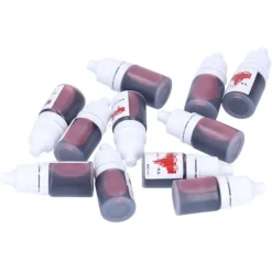 Halloween-fest falskt blod DIY Cosplay scenframträdande falskt blod sminkverktyg 5ml X 11st sålt blod><noscript><img width=