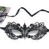 Halloween-fest Spetsmask Halv Ansikte och Sexig Festmask (Svart)> Masker