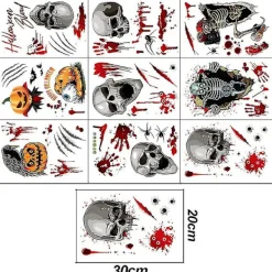 HalloweenfönsterklistermärkenSöta Halloweenfönsterklistermärken för fönster> Smink