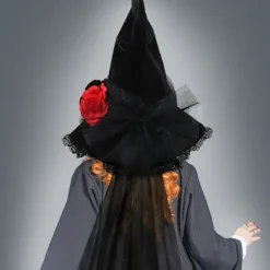 Jettbuying Halloween-Hatt för Kvinnor Häxhatt Häxhattar för Kvinnor><noscript><img width=