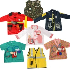 Bluedio Halloween-kostym barnrollspel kostym brandman kostym lek hus festivalföreställning kläder en-delad leverans Lawyer's clothing> Peruker