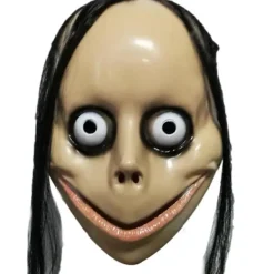 FMYSJ Halloween-kostym Långt Hår Fullt Ansiktsöverdrag Ansiktsmask Serial Killer Mask Läskig Latex Helhuvud Mask Halloween Cosplay Rekvisita (FMY) Conventional | Fyndiq> Masker