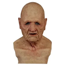 Halloween-kostymer Another Me-The Elder Halloween Roliga Masker Supersoft Gammal Man Mask för Vuxna> Masker