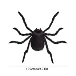 FMYSJ Halloween-kostymer Halloween Spindel Ny Kreativ Fickspindel Maskeradrekvisita Godisspindel Svart Ryggsäck Stor Spindel (FMY) One Size><noscript><img width=