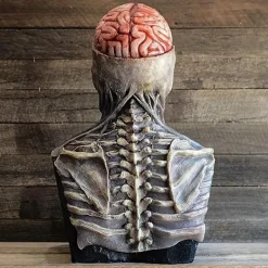 Halloween-mask Full Head Skull Mask, Realistisk Läskig Mask med Mo><noscript><img width=