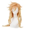 Halloween-peruk Demon Slayer-peruk Cosplay Stridande Häst Gradient Lockigt Hår Kvinnlig Syntetisk Fiber Peruk Manlig Karneval Halloween-WELLNGS> Peruker