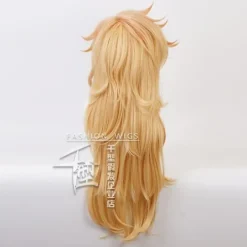 Halloween-peruk Demon Slayer-peruk Cosplay Stridande Häst Gradient Lockigt Hår Kvinnlig Syntetisk Fiber Peruk Manlig Karneval Halloween-WELLNGS><noscript><img width=