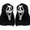 Halloween-skräckmask, skrikmask, Ghostface, läskig film för barn och vuxna, lämplig för spökhus, temafester och rollspel> Masker