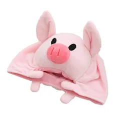 Haloppe Söta Flicka Plysch Hatt Mössa Gris Hippo Corgi Bakdel Dockhuvudbonad Kostym Fotorekvisita A> Huvudbonader