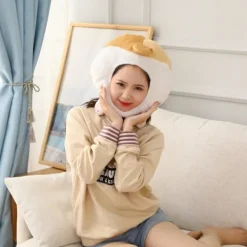 Haloppe Söta Flicka Plysch Hatt Mössa Gris Hippo Corgi Bakdel Dockhuvudbonad Kostym Fotorekvisita A><noscript><img width=