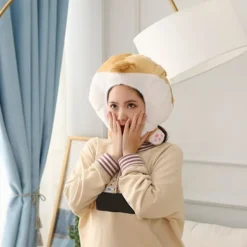 Haloppe Söta Flicka Plysch Hatt Mössa Gris Hippo Corgi Bakdel Dockhuvudbonad Kostym Fotorekvisita A><noscript><img width=