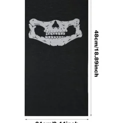 Hals Skelett Mask Ansikts Balaclava Solskydd Täcka Motorcykel Skydd Från UV Halva Masker Arbeta Huvudduk Kylning Värmare Fiske Skidåkning Arbetare Män | Fyndiq><noscript><img width=