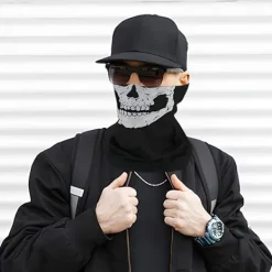 Hals Skelett Mask Ansikts Balaclava Solskydd Täcka Motorcykel Skydd Från UV Halva Masker Arbeta Huvudduk Kylning Värmare Fiske Skidåkning Arbetare Män | Fyndiq><noscript><img width=