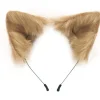 Handgjord fluffig fuskpäls räv kattöron pannband djuröron hårbåge hår> Huvudbonader