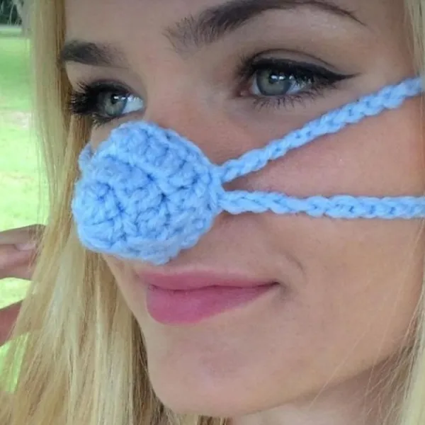 Handgjorda Ullnäsvärmare Vindtät Mjuk Näsvärmare för Kallt Väder> Tillbehör