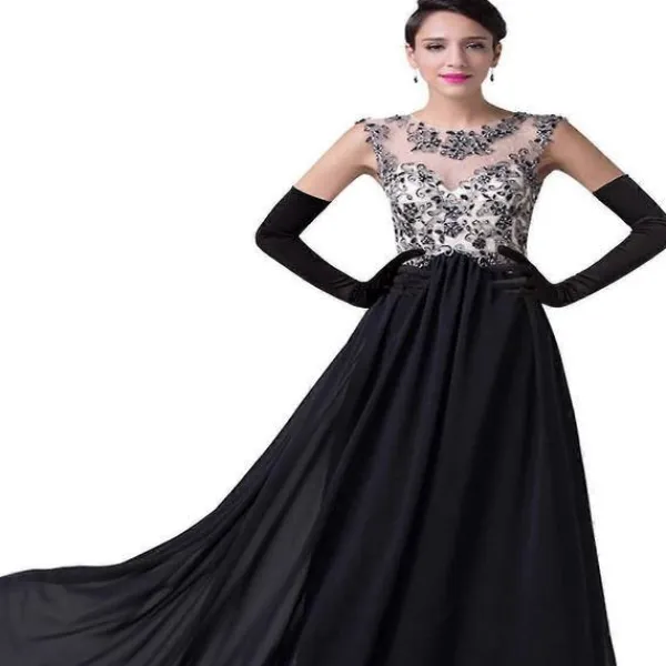 Handskar Långa Svarta Satinhandskar Aftonhandskar Operahandskar Svarta 21 "Armbågshandskar För Flickor Kvinnor (svart)> Tillbehör