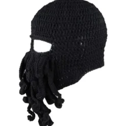 Handvävd bläckfisk ullhatt Varm Halloween-festhatt> Huvudbonader