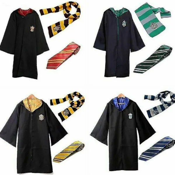 Harry Potter Cosplay Kostym Unisex Vuxen/barn Ravenclaw Ro V Ravenclaw Vuxen S Adult M> Dräkter