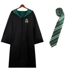 AIZHENCHEN Harry Potter Slytherin Robe Set 2 Delar Kompatibel med HP{AZC} Vuxen XL> Dräkter