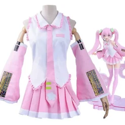 Hatsune Miku Anime Cosplay-dräkt för kvinnor - Blå[YDE] L><noscript><img width=