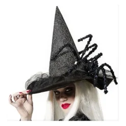 ATOSA Hatt Kvinna Häxa med Spindel> Huvudbonader
