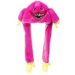 Hatt öron som rör sig hoppande hatt rolig plyschhatt kostym[HK]> Huvudbonader