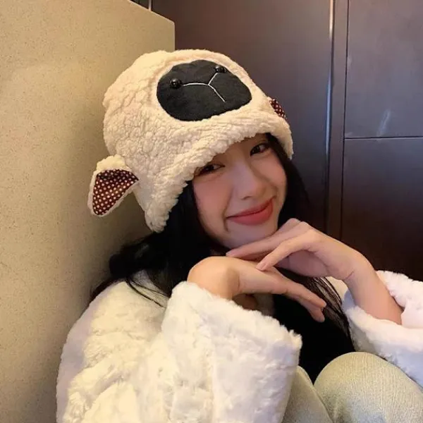 Hatt tiara hatt get funny djurhatt get djur får hatt söt får öron tiara rolig hatt docka docka hatt one size passar alla> Huvudbonader