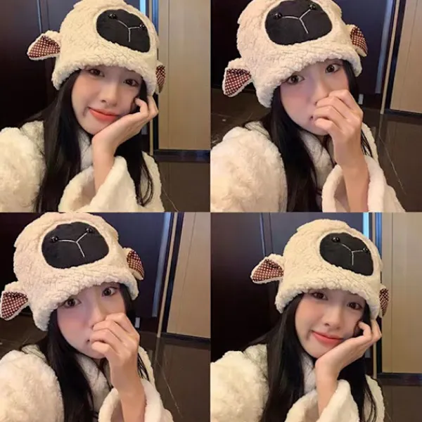 Hatt tiara hatt get funny djurhatt get djur får hatt söt får öron tiara rolig hatt docka docka hatt one size passar alla> Huvudbonader