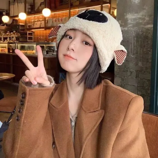 Hatt tiara hatt get funny djurhatt get djur får hatt söt får öron tiara rolig hatt docka docka hatt one size passar alla> Huvudbonader