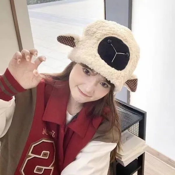 Hatt tiara hatt get funny djurhatt get djur får hatt söt får öron tiara rolig hatt docka docka hatt one size passar alla> Huvudbonader