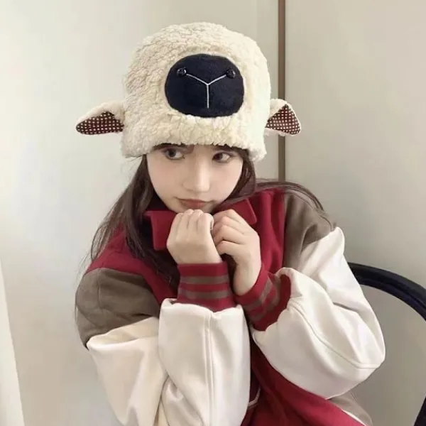 Hatt tiara hatt get funny djurhatt get djur får hatt söt får öron tiara rolig hatt docka docka hatt one size passar alla> Huvudbonader