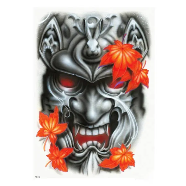 XiaoTeng HEL RYGGTAVLA! Tillfällig Tatuering 48 x 34cm - kaninjävel> Smink