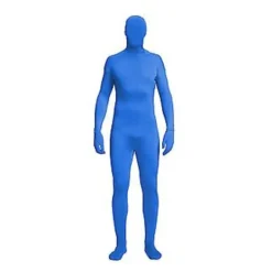 Helkroppsdräkt Helkroppsfotografering Chroma Key Bodysuit Stretch Kostym För Foto Video Specialeffekt Festival Cosplay (190CM blå)> Dräkter