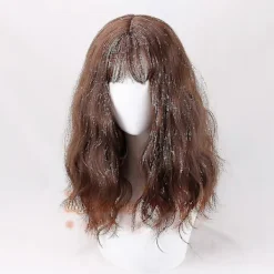 Hermione Jean Granger Cosplay Peruk + Peruknät> Peruker
