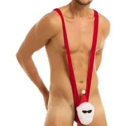 JAYZ Herr Santa Claus rolig Mankini trosa underkläder baddräkt kläder jul rolig present><noscript><img width=