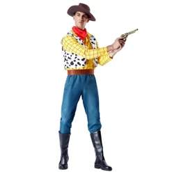 Herr Toy Story Woody Vuxen Maskerad Party Cowboy Kostym Cosplay Kläder[JSR] XL> Dräkter