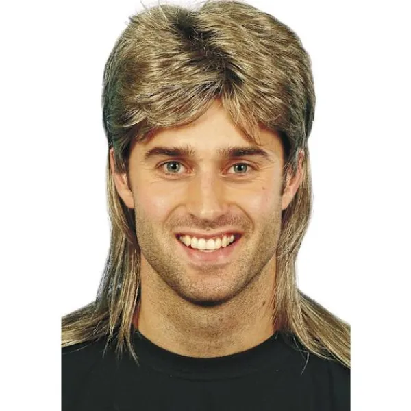 Herrars Långa Sovperuk Brun Brun EU Samma Stil> Peruker