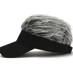 Herrhattar med roliga hår, keps med löshår för män, Guy Fieri perukhatt, justerbar basebollkeps><noscript><img width=