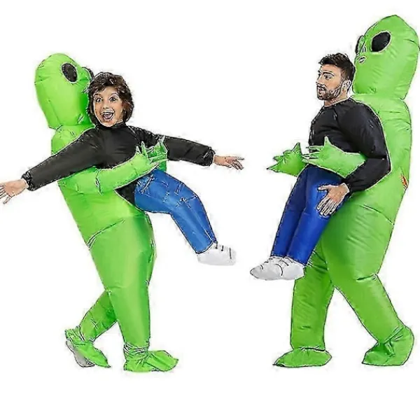 Heta säljare Hett erbjudande till lågt pris! Uppblåsbar Alien Kostym Uppblåsbara Halloween Kostymer Alien Kostym För Halloween-Glad 110 to 145cm for kids> Dräkter