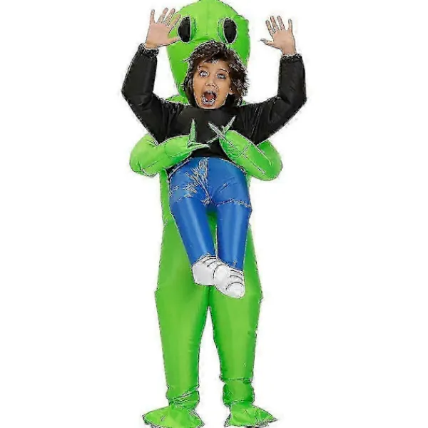 Heta säljare Hett erbjudande till lågt pris! Uppblåsbar Alien Kostym Uppblåsbara Halloween Kostymer Alien Kostym För Halloween-Glad 110 to 145cm for kids> Dräkter