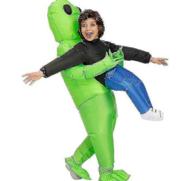 Heta säljare Hett erbjudande till lågt pris! Uppblåsbar Alien Kostym Uppblåsbara Halloween Kostymer Alien Kostym För Halloween-Glad 110 to 145cm for kids> Dräkter