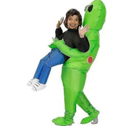 Heta säljare Hett erbjudande till lågt pris! Uppblåsbar Alien Kostym Uppblåsbara Halloween Kostymer Alien Kostym För Halloween-Glad 110 to 145cm for kids><noscript><img width=