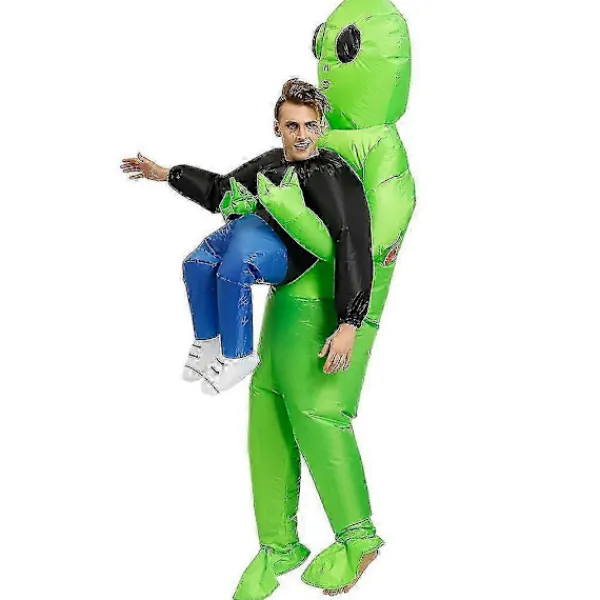 Heta säljare Hett erbjudande till lågt pris! Uppblåsbar Alien Kostym Uppblåsbara Halloween Kostymer Alien Kostym För Halloween-Glad 110 to 145cm for kids> Dräkter