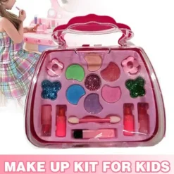 Het rea Hett erbjudande till lågt pris! Sminkset för barn Leksak Handväska Set Säker Praktisk Design Låtsasleksaker Flickor Utsökt G4j2-Glad><noscript><img width=