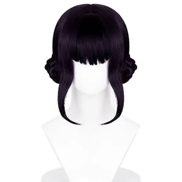 Hett erbjudande till lågt pris! Lingqi Demon Hunter Peruk Zoe Lumi Simulering Hårbotten Anime Peruk - Glad-XS> Peruker