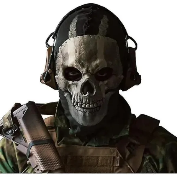 Het rea Hett erbjudande till lågt pris! Call of Duty Ghost Skallemask Heltäckande Unisex för krigsspel - Glad> Masker